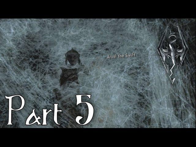 WOUNDED FROSTBITE SPIDER! | Skyrim VR | Part 5 (Walkthrough)