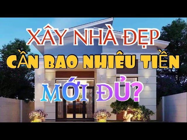 CÁCH TÍNH CHI PHÍ XÂY NHÀ 1 TRỆT 1 LẦU - CHÍNH XÁC 99%