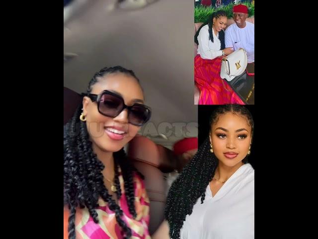 Regina Daniels and her Billionaire Husband Ned Nwoko happily picks their kids from school 