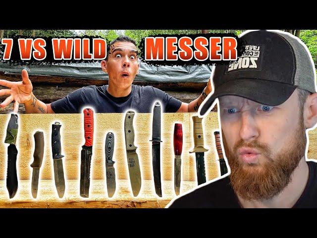 Welches MESSER für 7 vs Wild? - Das BESTE Bushcraft Messer von Survival Mattin | Fritz Meinecke