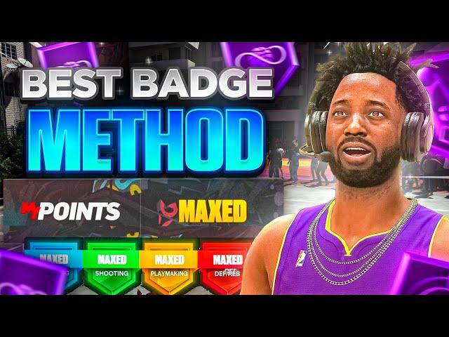 NEW FASTEST WAY TO MAX BADGES ON NBA 2K24! HOW TO GET ALL BADGES FAST AND EASY IN 2K24