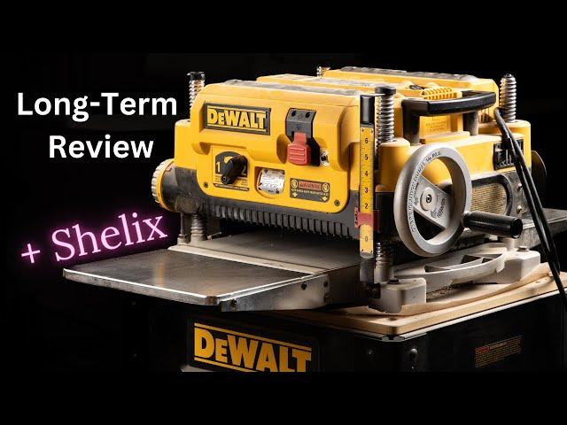 Dewalt 735 X planer Long Term 10 year Review Shelix Helical Spiral Cutterhead Woodworking Upgrade