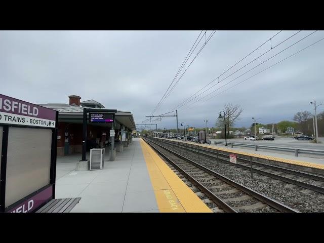 Amtraks Acela Express at top speed! | Acela express train 2252 at 150 MPH @ Mansfield,MA(4/22/23)