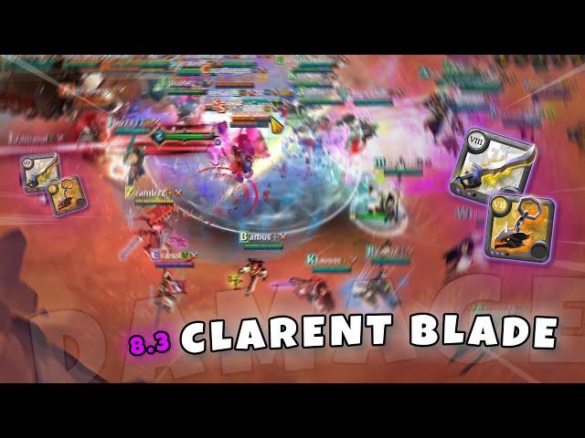 ️ 8.3 Clarent Blade Damage ️ | CHIPS | EQMS | Albion Online ZVZ | DPS