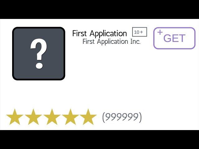 What Was The First Appstore APPLICATION ??