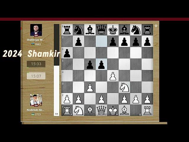 2024 SHAMKIR CHESS/ Abdusattorov - Mamedyarov /rapid game in Round 5