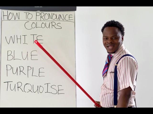 How to pronounce Colours