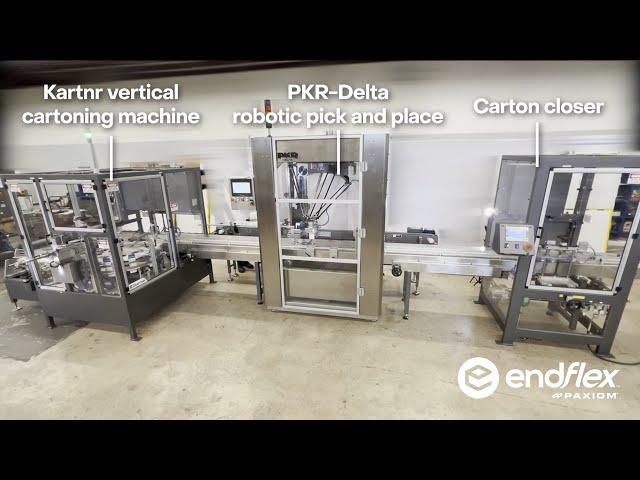 Endflex Turn Key Robotic Carton Loading and Closing System