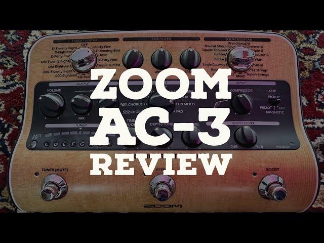 Amazing Zoom AC-3 Acoustic Creator Review!