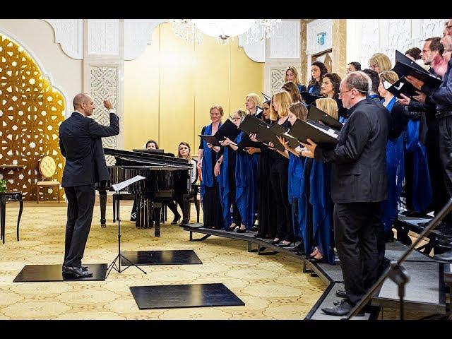 Giovanni Pasini conducts the Wedding Chorus from Donizetti's Lucia, feat. the Qatar Concert Choir