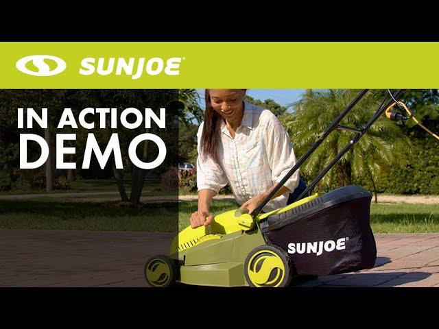 Sun Joe MJ402E Electric Lawn Mower - In Action Demo