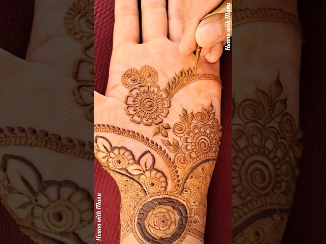 Beautiful Full Palm Mehndi Design Part-3 #shorts #ytshorts #O1trending #mehndi #henna #eid #mehandi