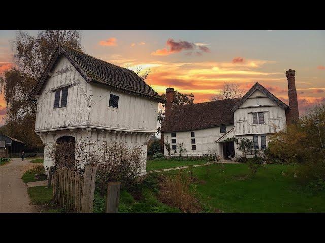 Beautiful Medieval Village in Britain with Picturesque Countryside Scenes