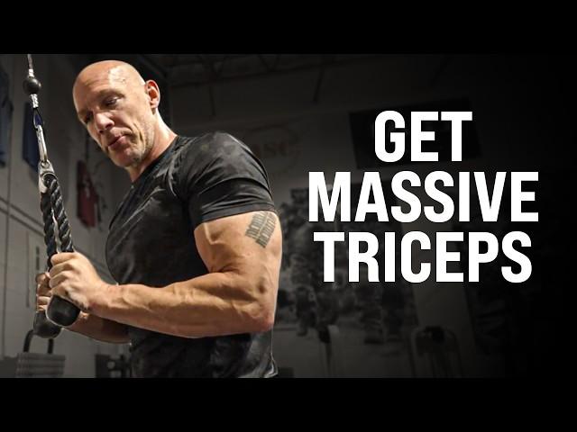 The ONLY 3 Triceps Exercises You Need For Men Over 40 (GET RIPPED ARMS!)