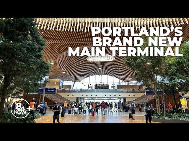 Portland's brand new airport terminal reopens with stunning renovations | Full coverage