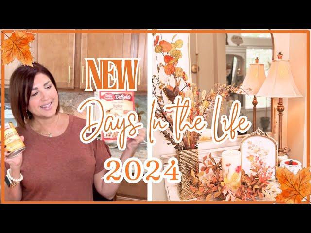 NEW Days In The Life | Fall Entryway Decorate with Me | 3 INGRED Pumpkin Donuts & Caprese Gnocchi