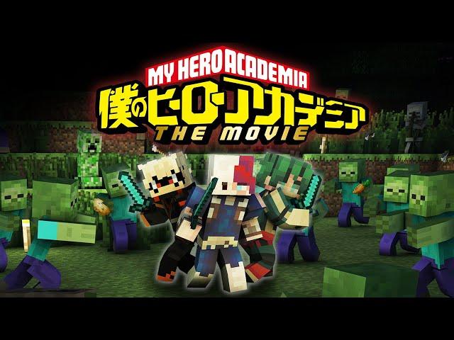 The Big 3 Play HARDCORE Minecraft【My Craft Academia Movie 2】