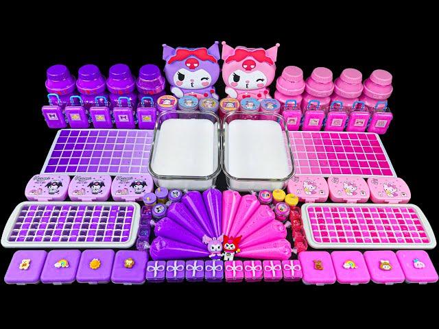 PINK vs PURPLE KUROMI SLIME | 30 Minutes Satisfying Slime Video, Mixing Random Thing|Tana Slime ASMR