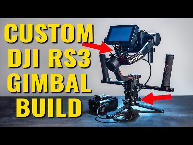 My Custom DJI RS3 Gimbal Build (Battery Belt LIGHT AND PORTABLE)