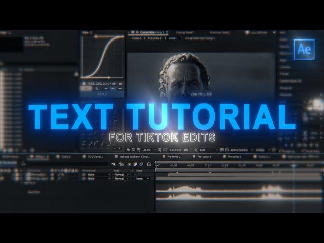 HOW TO MAKE: The Best Text for Tiktok Edits || After Effects Tutorial