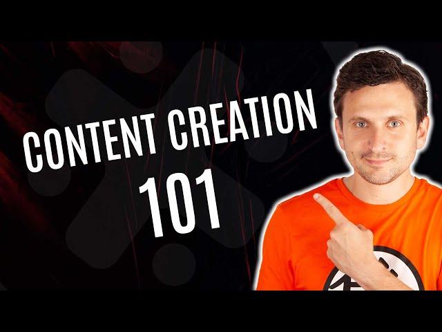 CONTENT CREATION 101. What every NEW Content Creator needs to know!