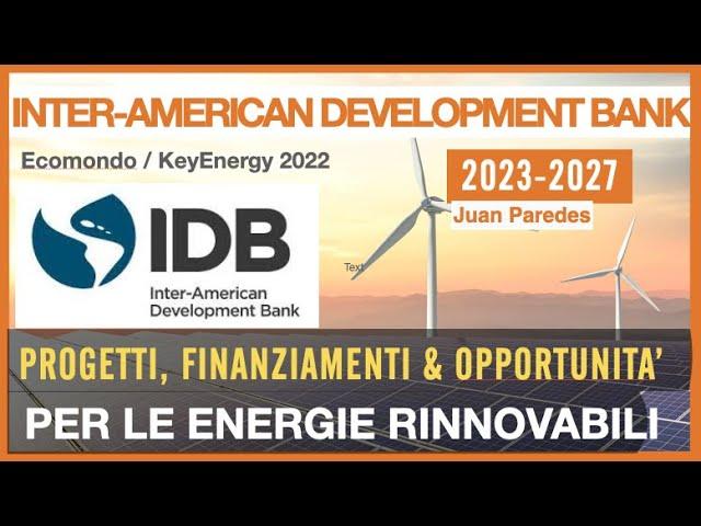 IADB ENERGY   Paredes