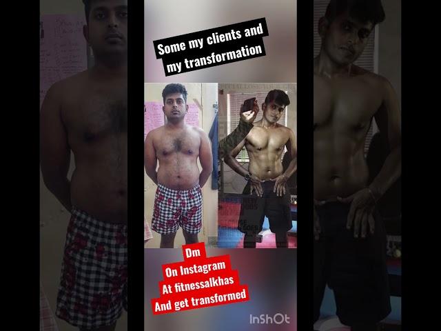 Weight loss transformation by trainer Alkhas Joseph