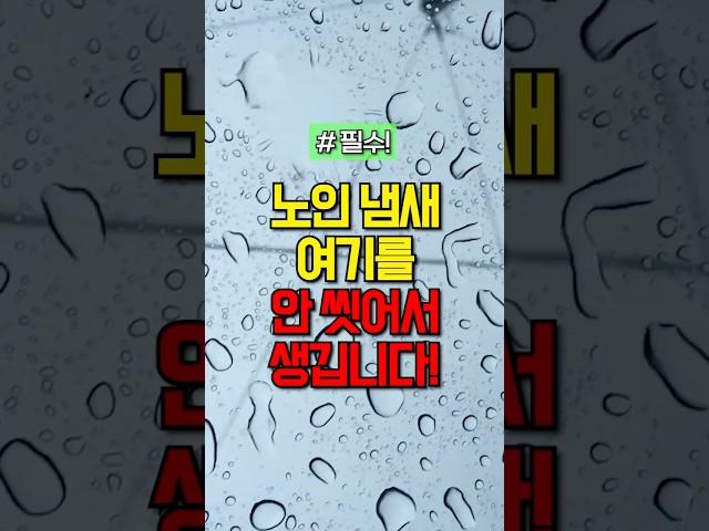 노인냄새는 이곳에서 납니다! #건강 #건강정보