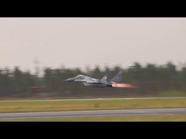 MiG-29 vertical takeoff at Tour de Sky 2014