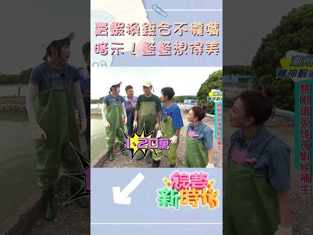 賣蝦換錢合不攏嘴 暗示！籃籃想得美     【#綜藝新時代】#shorts  @FTV_Show