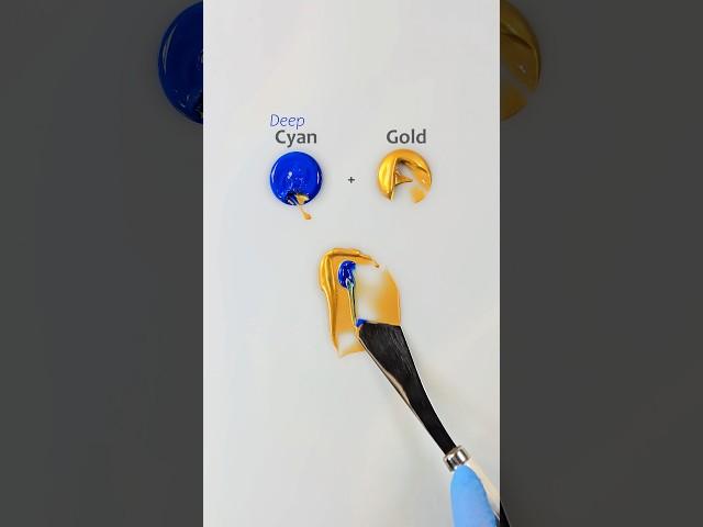How To Make Spring Leaves Color   #colormixing #paintmixing #asmr #art #colors #artvideo #shorts