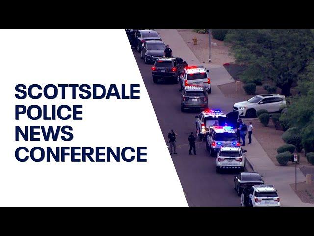 Scottsdale PD holds press conference on injured officer