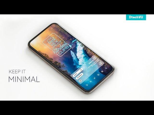 Clean & Minimal Android Set Up | Best KWGT setup Using Nova Launcher | Best Android SetUp