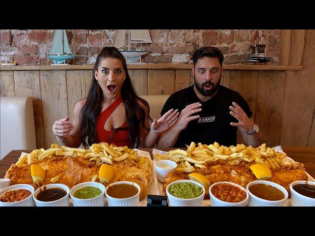 CRAZY CODBUSTER FISH & CHIP PLATTER Vs BOB from #e4mafsuk | Misterton Chippy