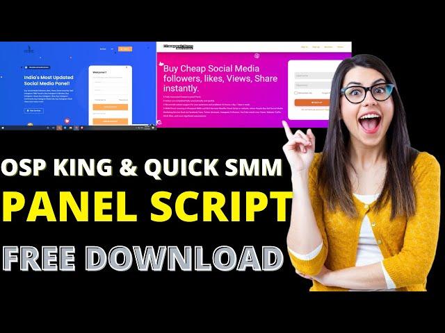 OSP KING SMM Panel Script Free Download | QUICK SMM Panel Script Free Download | Best SMM Script