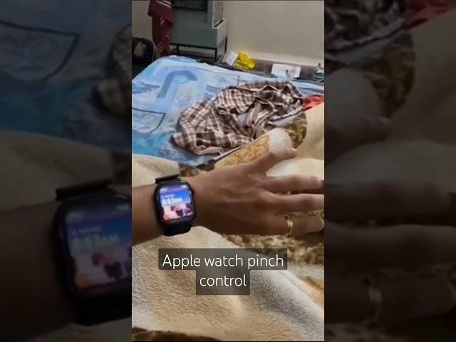 Apple Watch pinch control featureb#apple #watch  #applewatch #india #applemusic