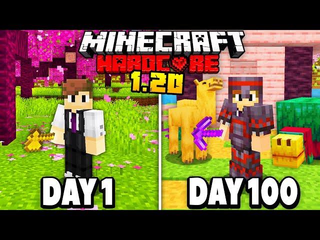 I Survived 100 Days in 1.20 Minecraft Hardcore..