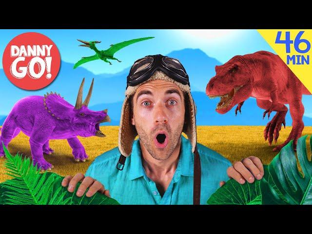 Dinosaurs, Sharks, Monkeys + more!   | Dance Along Compilation | Danny Go! Songs for Kids