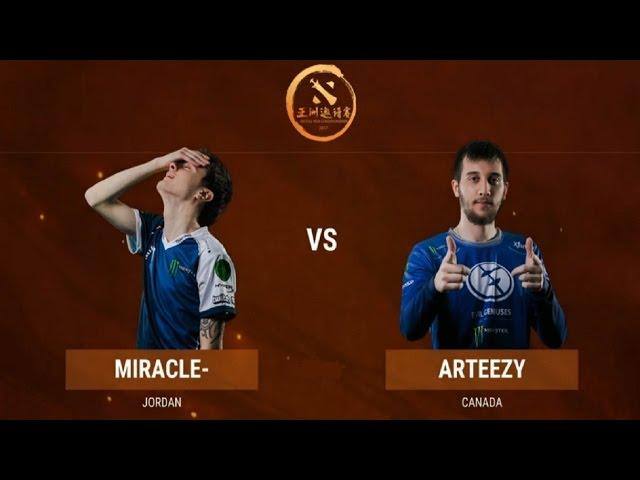 ТУРНИР 1 НА 1. MIRACLE VS ARTEEZY| DAC 2017