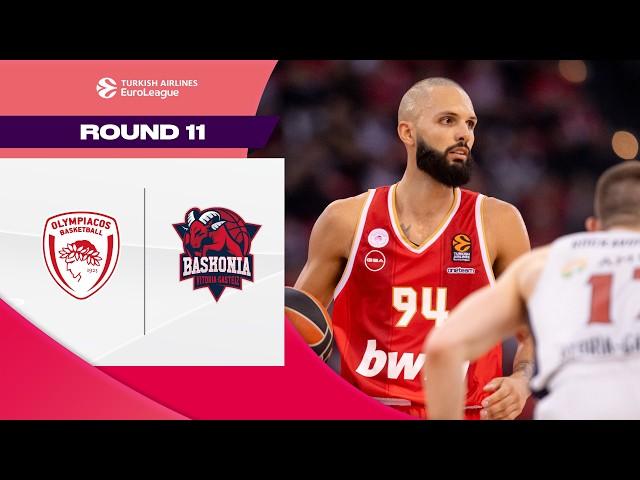 Greek GIANTS crush visitors | Olympiacos – Baskonia | BASKETBALL HIGHLIGHTS R11 2024-25