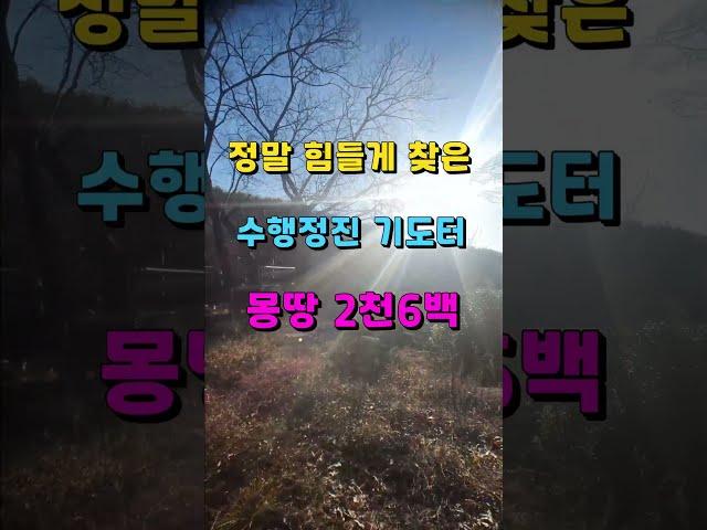 [밀양사찰매매]경남 밀양시 청도면/ 2천6백 !! 수행 정진 기도터~절 토굴(암자)부동산 #shorts