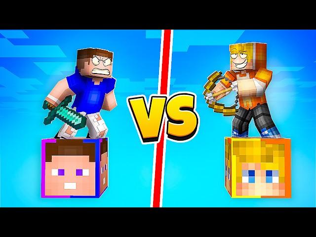  ЭПИЧНАЯ БИТВА ! ВЛАДУС vs ТУМКА Лаки Блок в Майнкрафт ! Minecraft