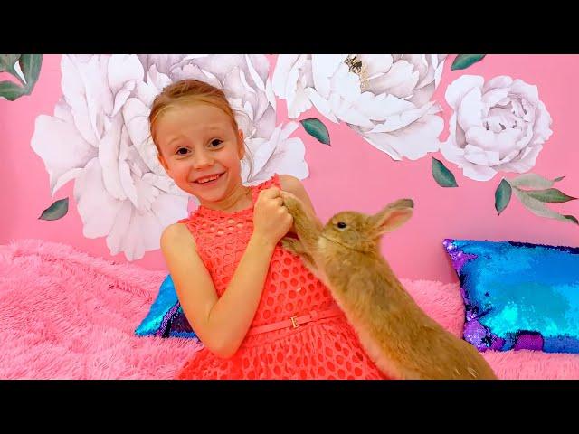 Nastya cuida a sus animales. Cuentos divertidos para niños. colección de 20 minutos