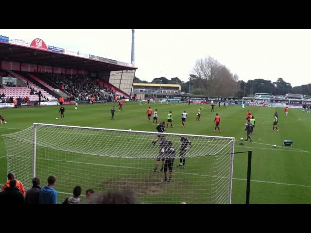 Inside Seward Stadium (Dean Court)