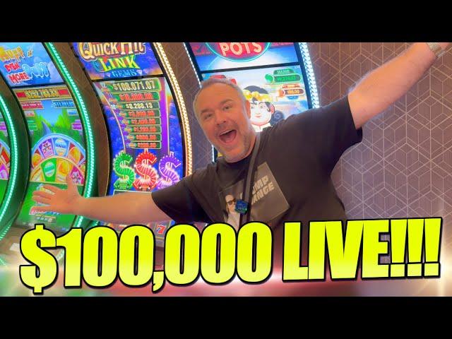 MASSIVE $100,000 Live From The Casino