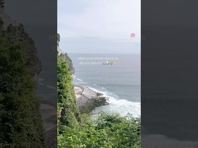  Don’t disturb  #bali #uluwatu #travel #yolo #nature #solotravel #indianocean #vacay #vibes #ok