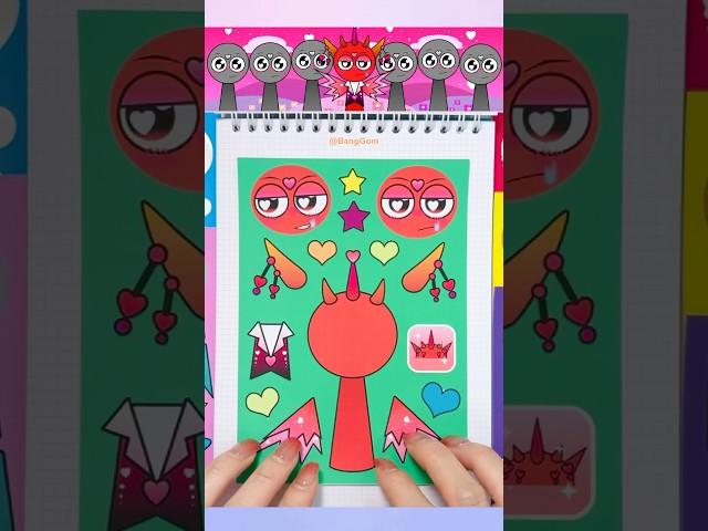 Reddy - Sprunki Swap Star and Heart Part2 Sticker Book ⭐️ 스프런키 스왑 별과하트 두번째 스티커Asmr#sprunki