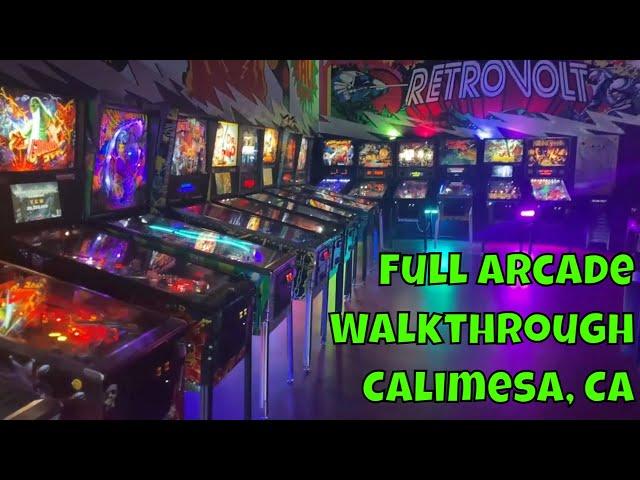 Retrovolt Arcade Walkthrough Calimesa California | Indie Arcade Wave