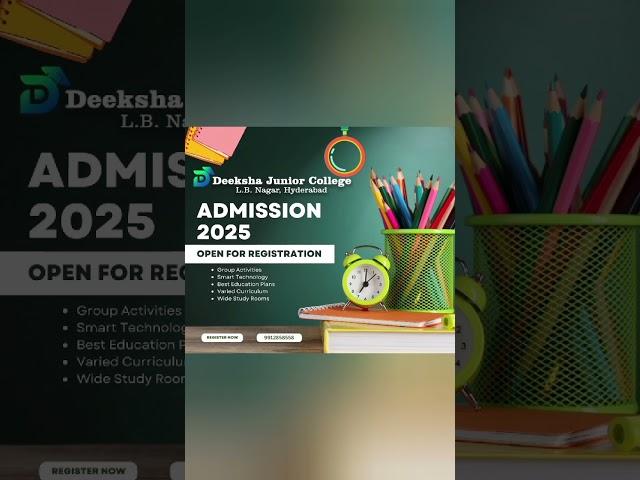 Deeksha Junior College: Where Excellence Meets Opportunity #deekshajuniorcollege #education