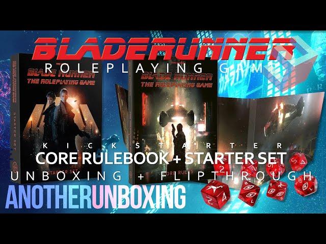 The Blade Runner RPG by Free League - Unboxing and Flipthrough of the Core Rulebook & Starter Set